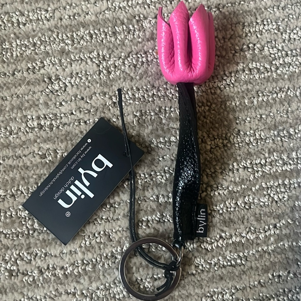 Bylin Pink Tulip Keychain